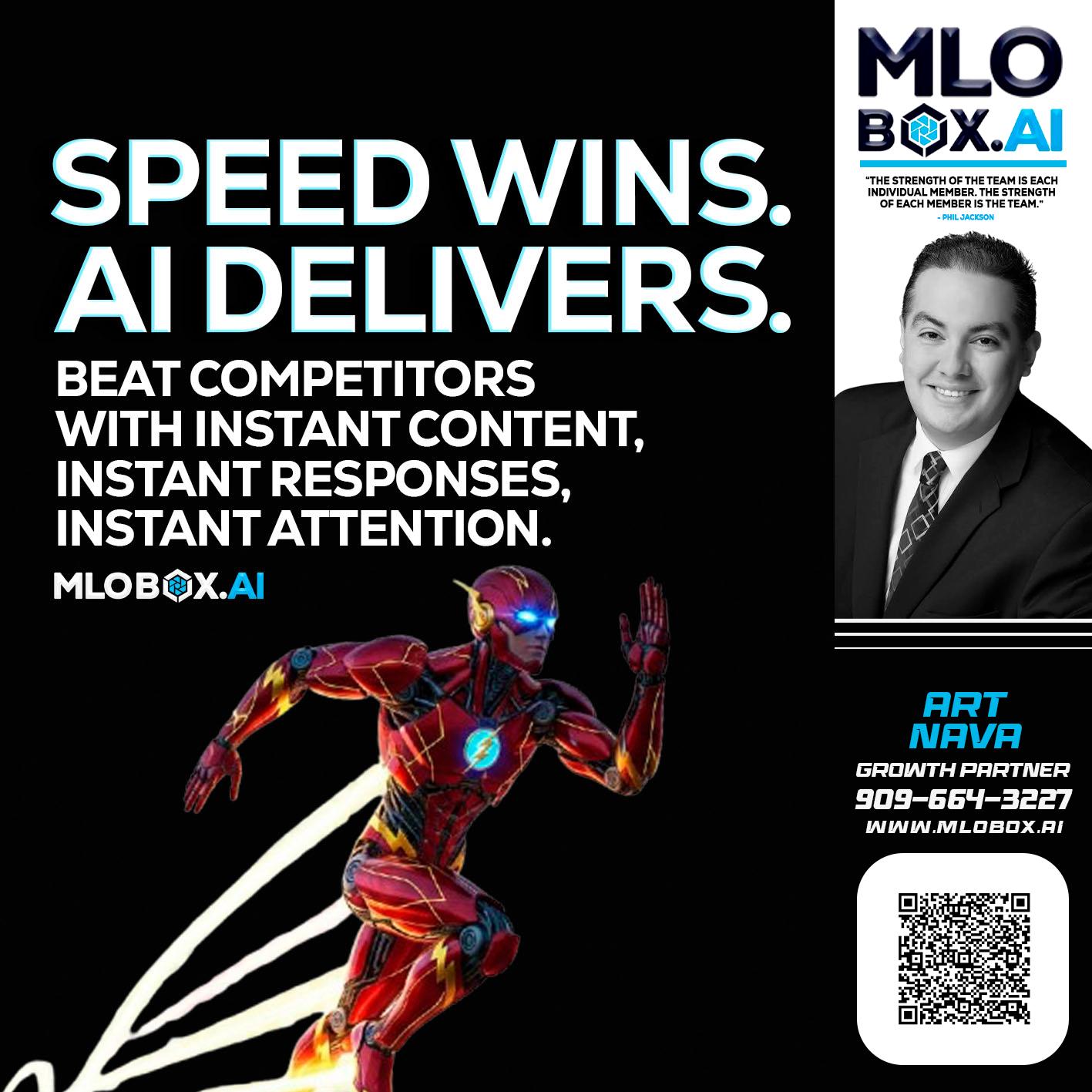 SPEED WINS - Art Nava -Mortgage Advisor