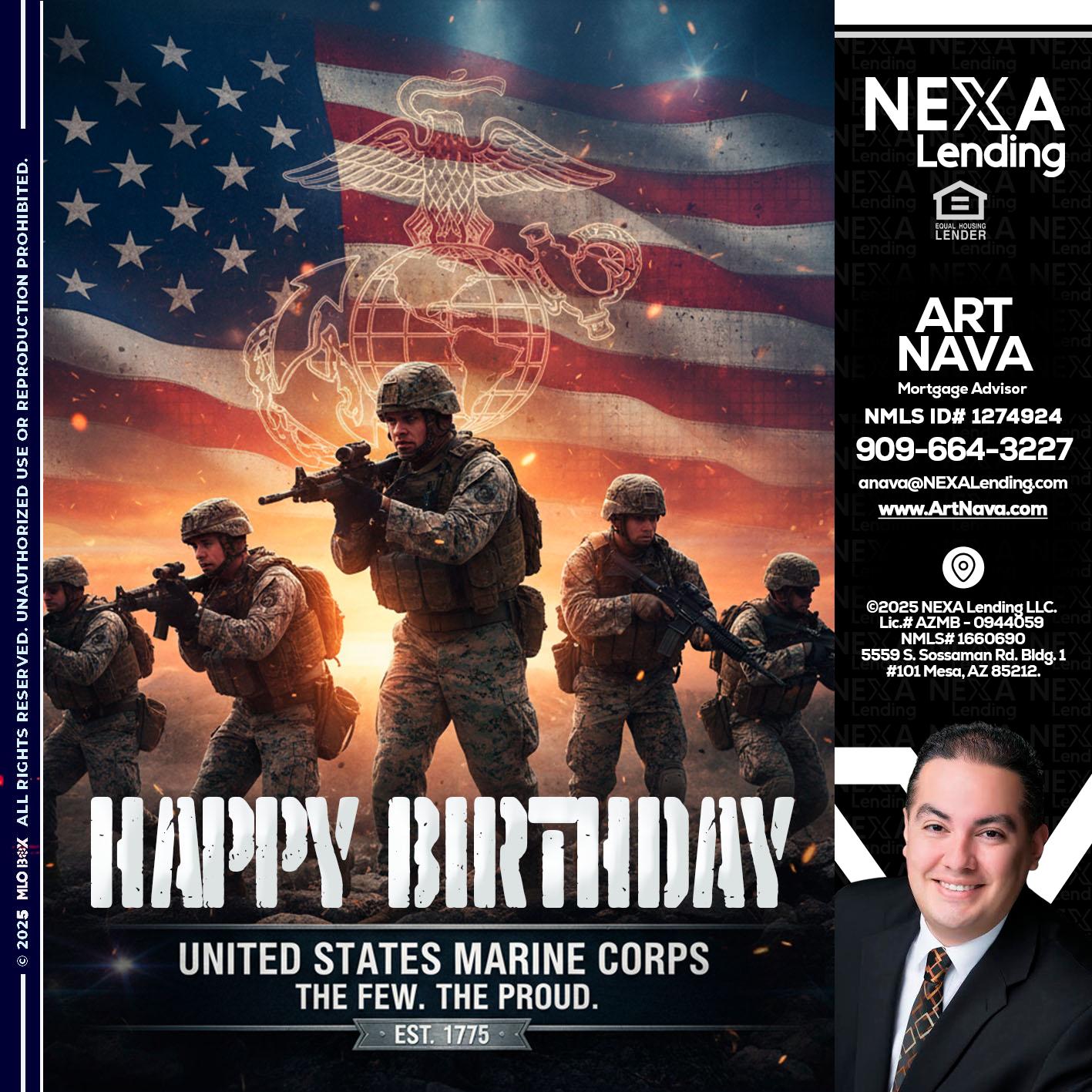 happy birthday - Art Nava -Mortgage Advisor