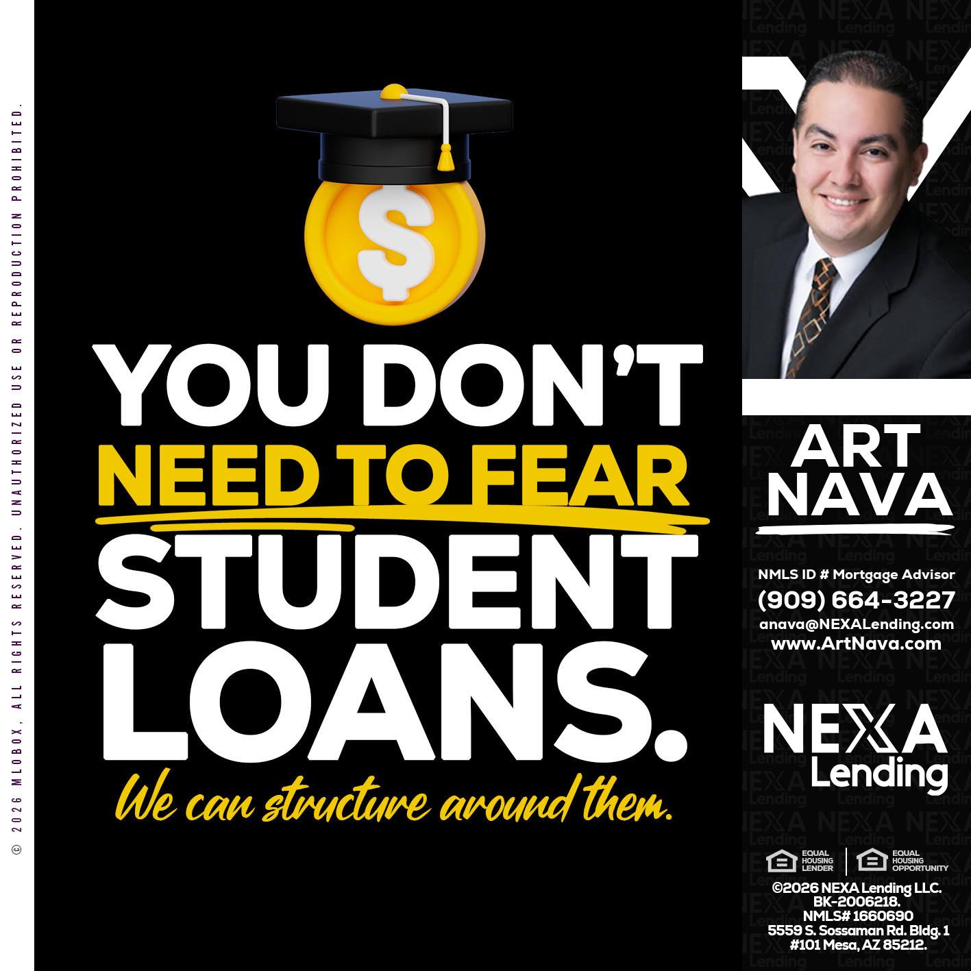 YOU DONT NEED - Art Nava -Mortgage Advisor