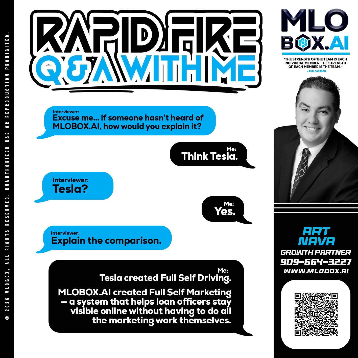 RAPID FIRE Q&A - Art Nava -Mortgage Advisor