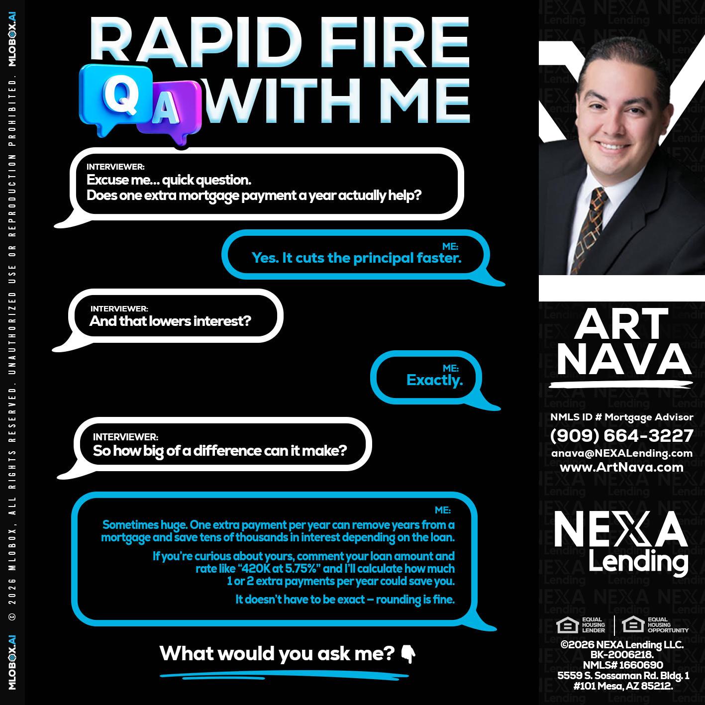 RAPID Q&A - Art Nava -Mortgage Advisor