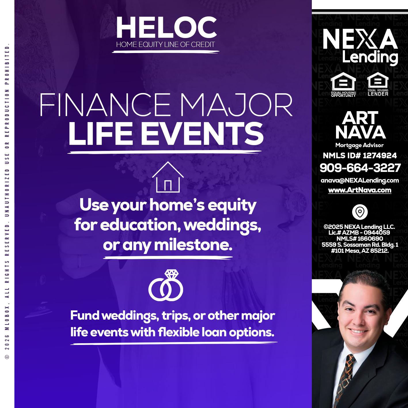 HELOC - Art Nava -Mortgage Advisor