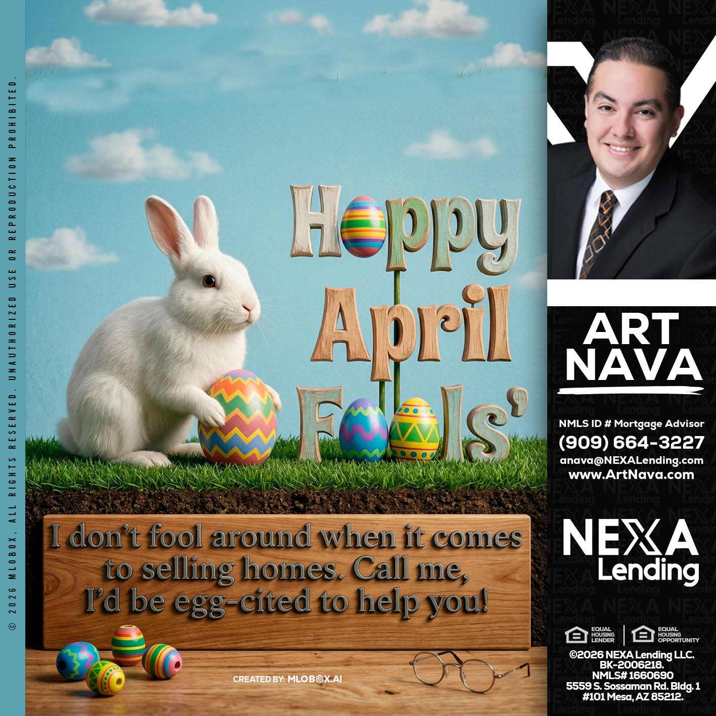 happy april fools - Art Nava -Mortgage Advisor