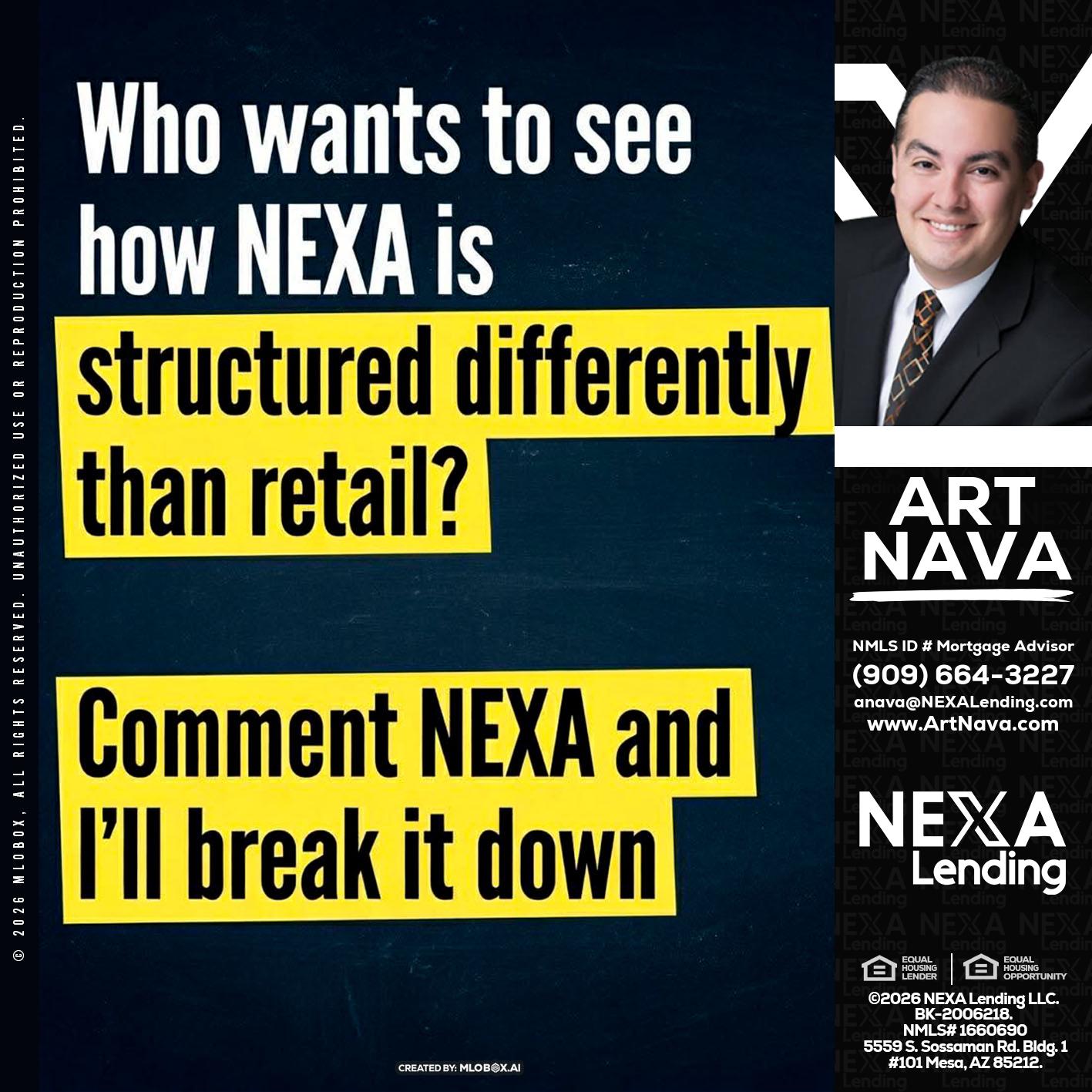 who want to see - Art Nava -Mortgage Advisor