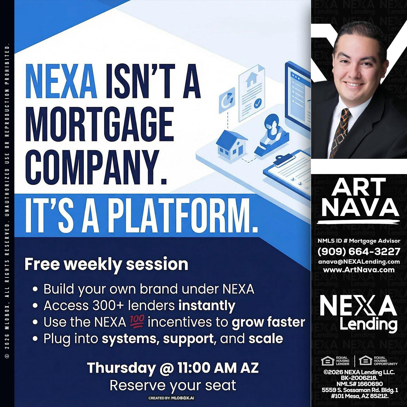 NEXA ISNT - Art Nava -Mortgage Advisor