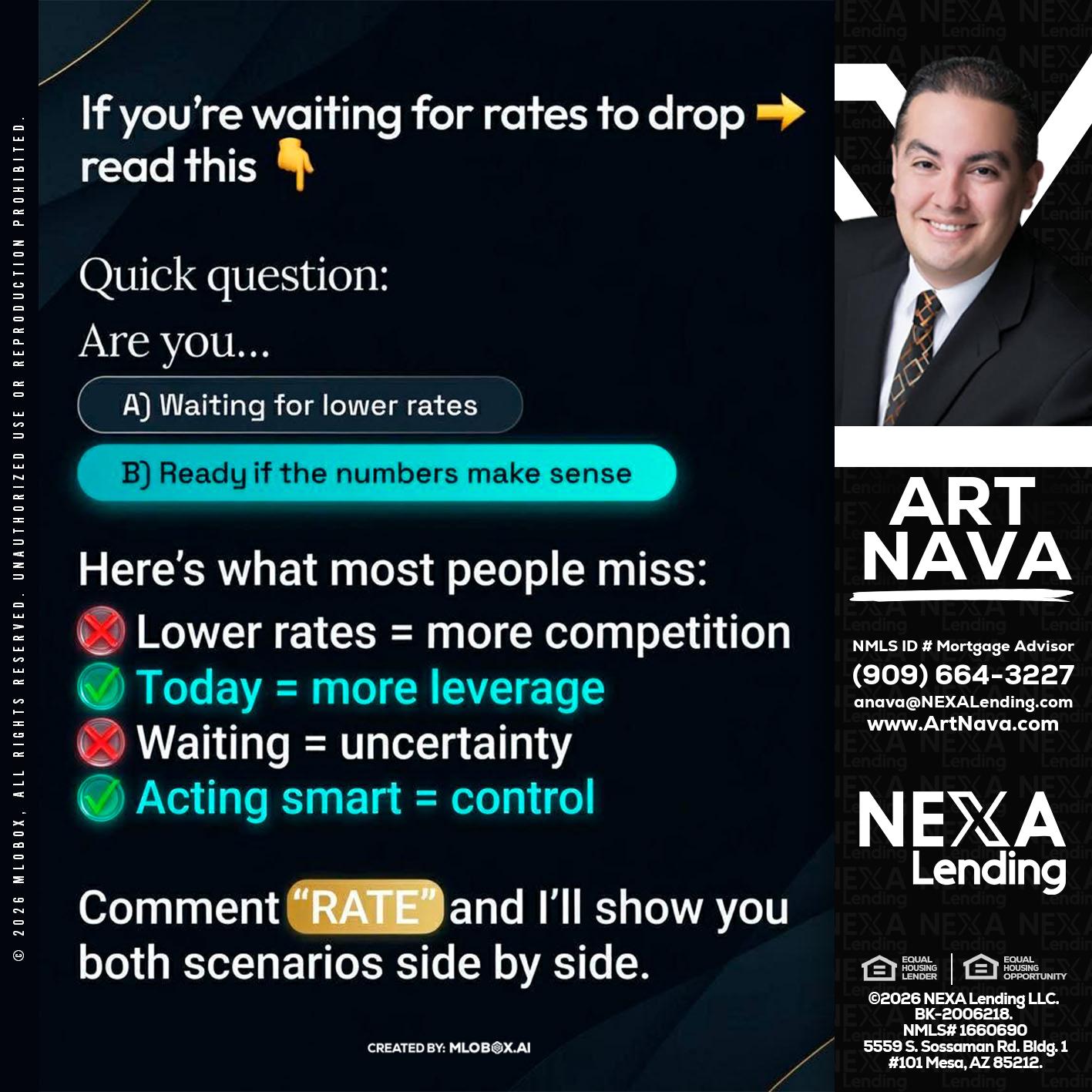 IF YOU ARE - Art Nava -Mortgage Advisor