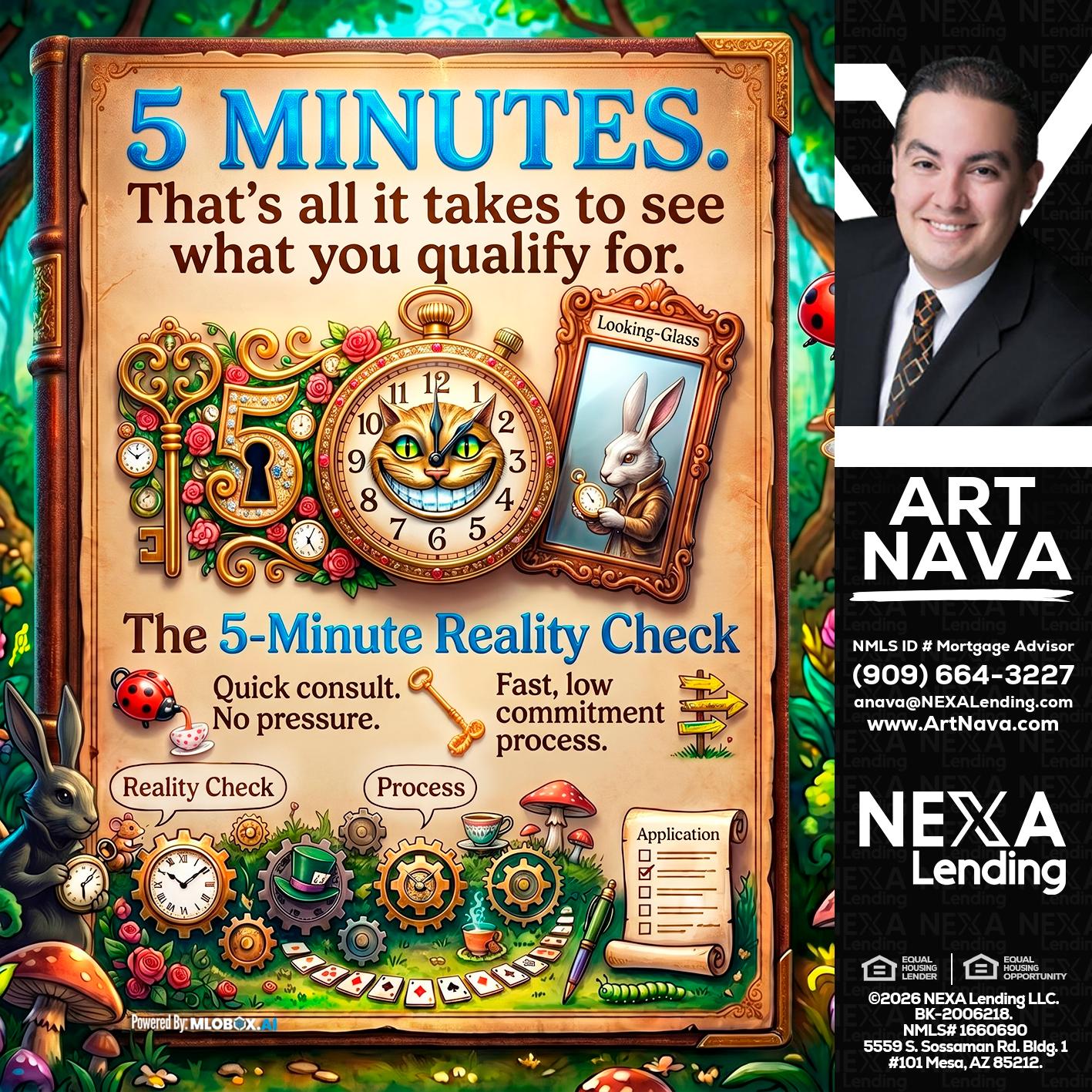 Reality Check! - Art Nava -Mortgage Advisor