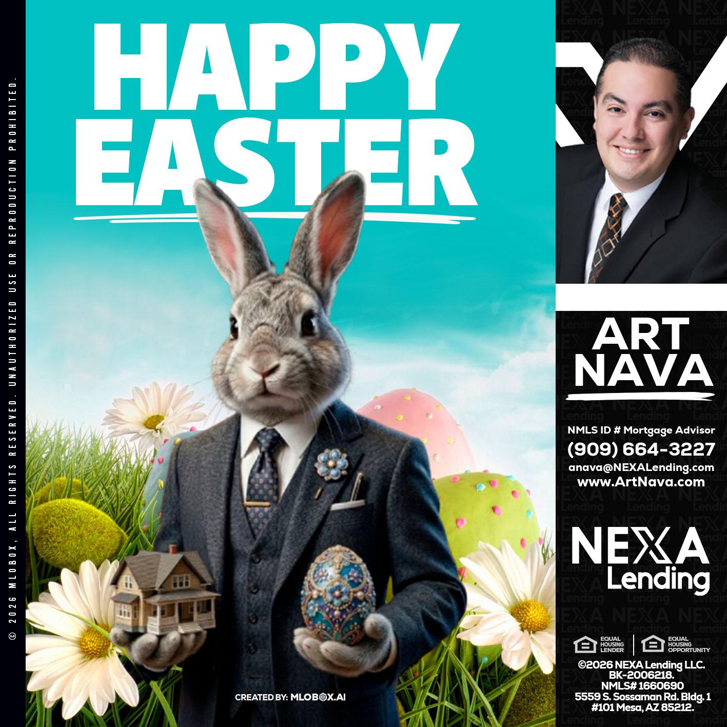 HAPPY EASTER - Art Nava -Mortgage Advisor