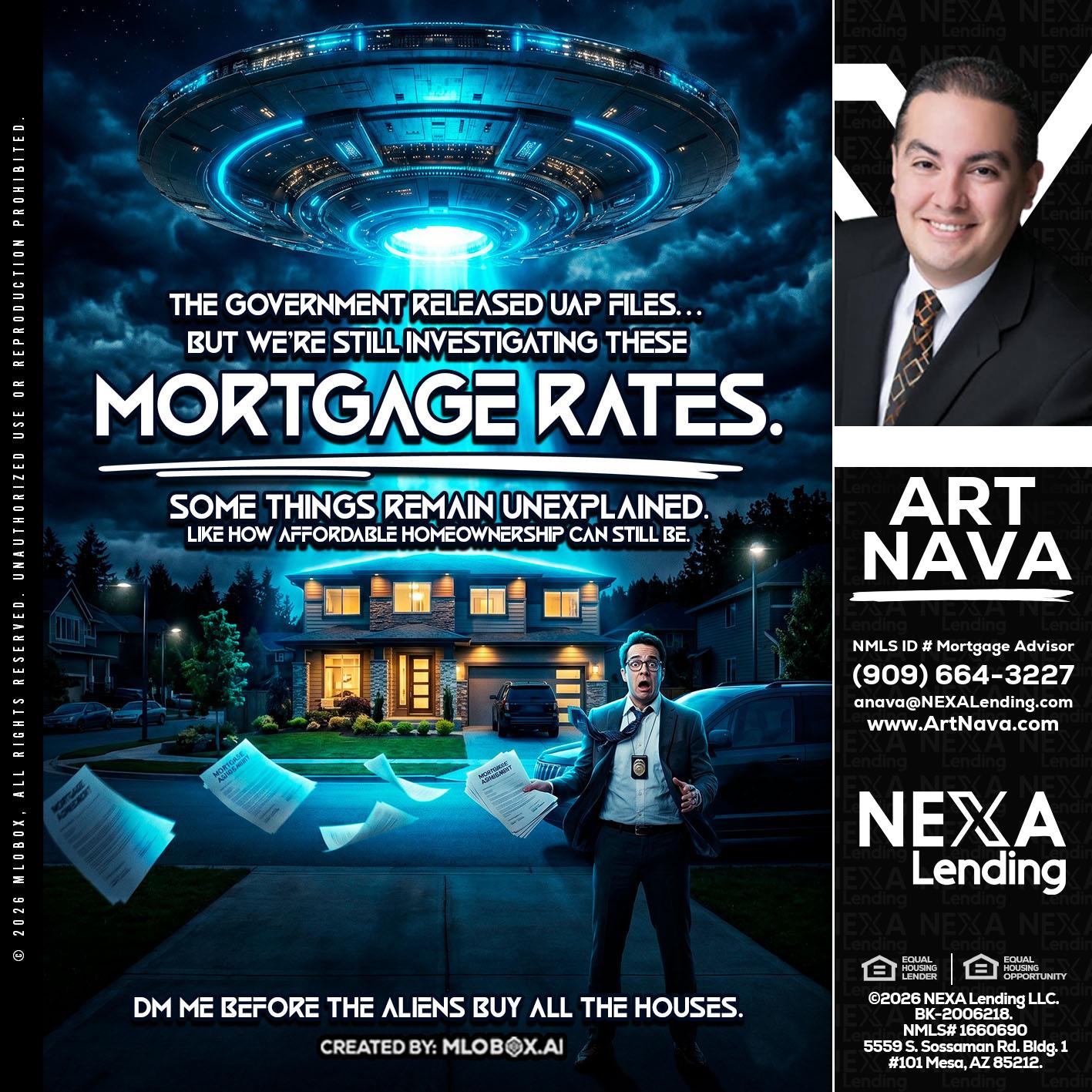 MORTGAGE RATES - Art Nava -Mortgage Advisor