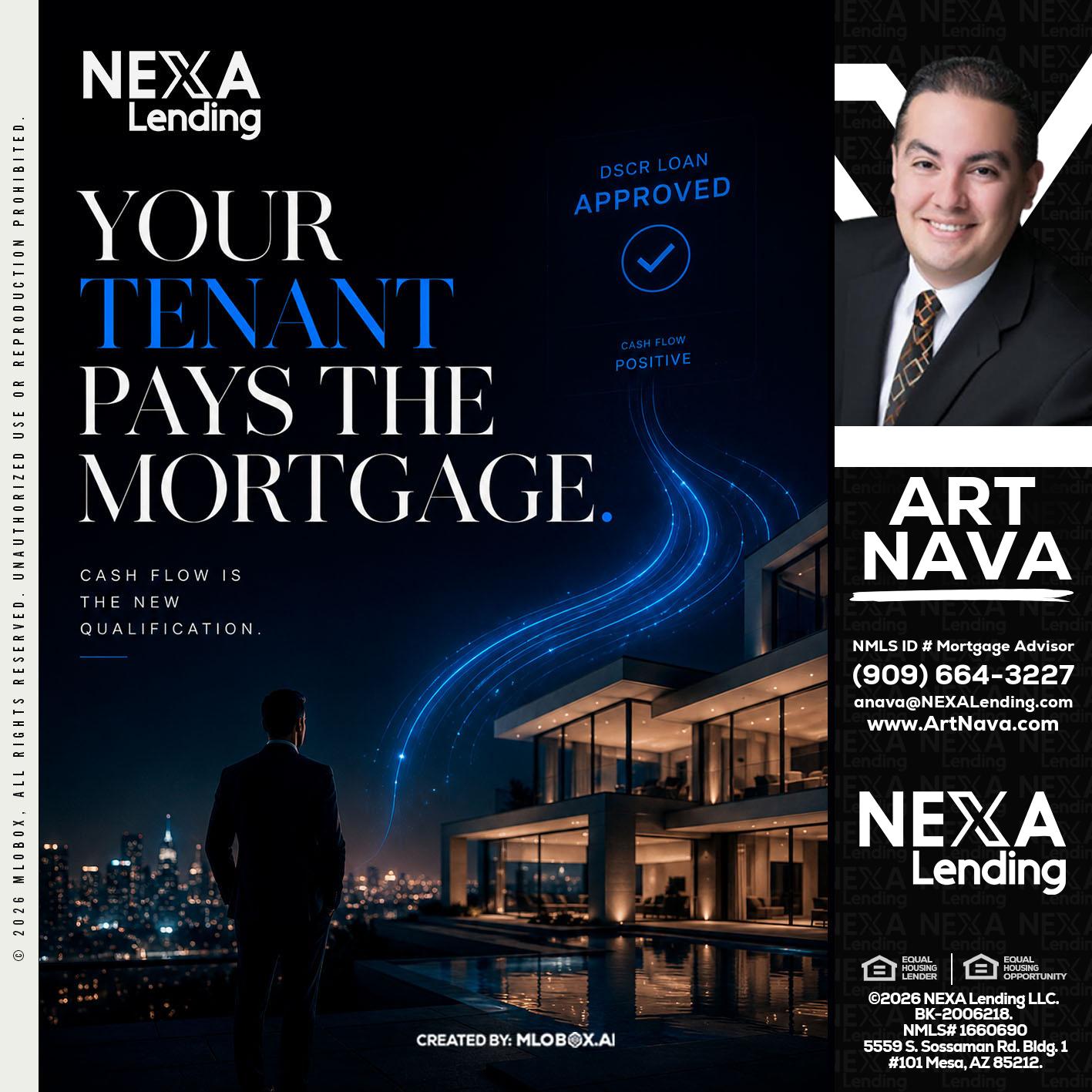 DSCR LOANS - Art Nava -Mortgage Advisor