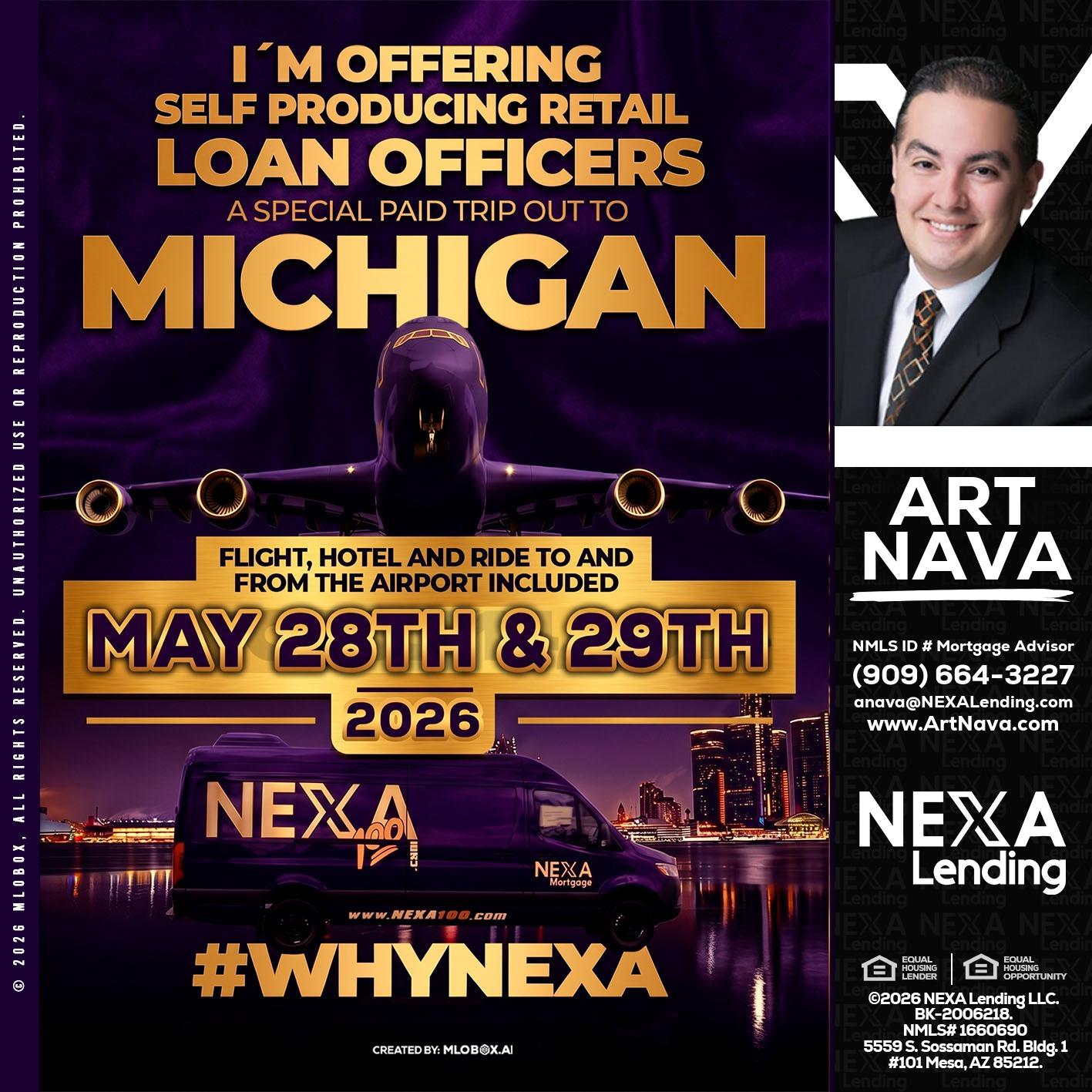 MICHIGAN - Art Nava -Mortgage Advisor