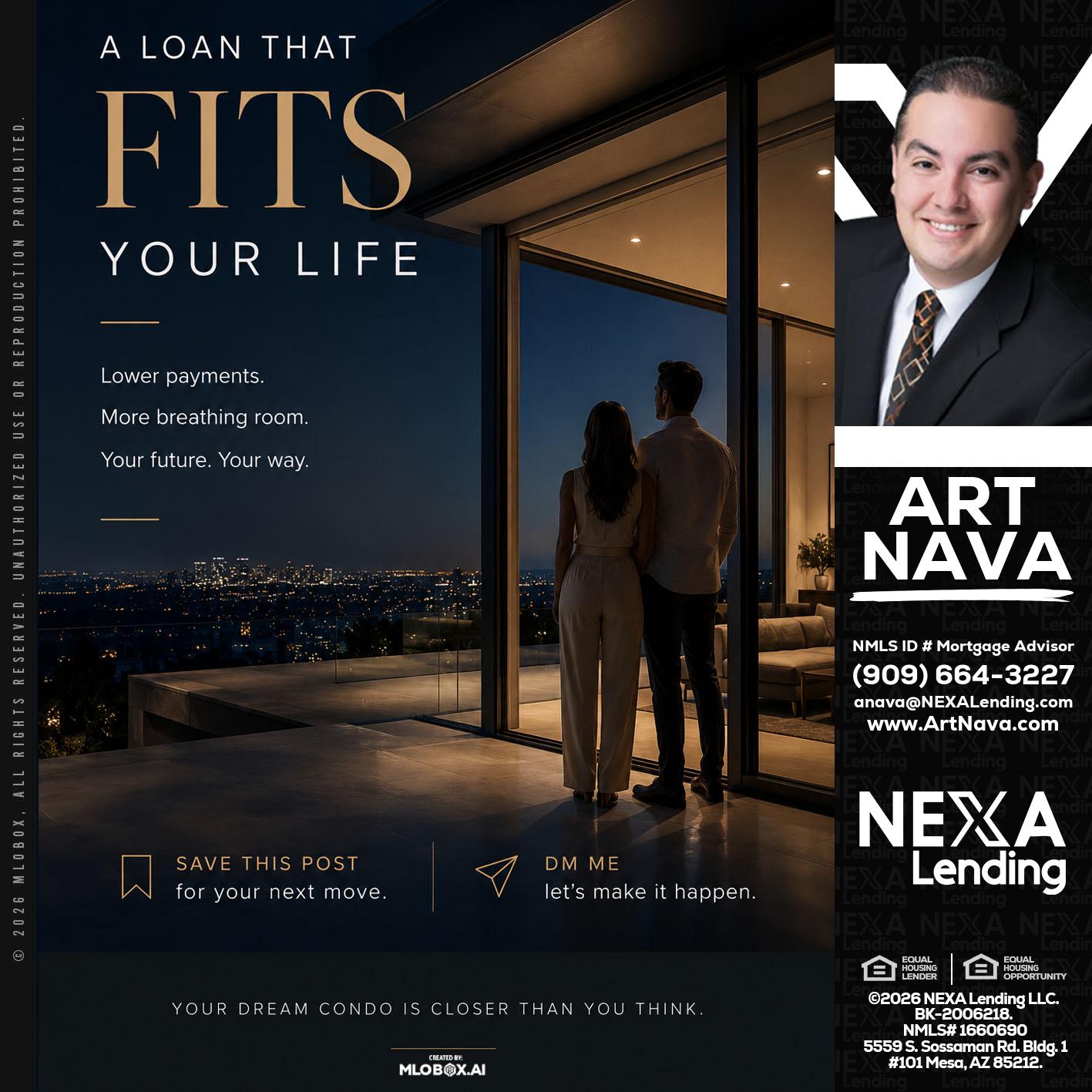 LOANS THAT FIT - Art Nava -Mortgage Advisor