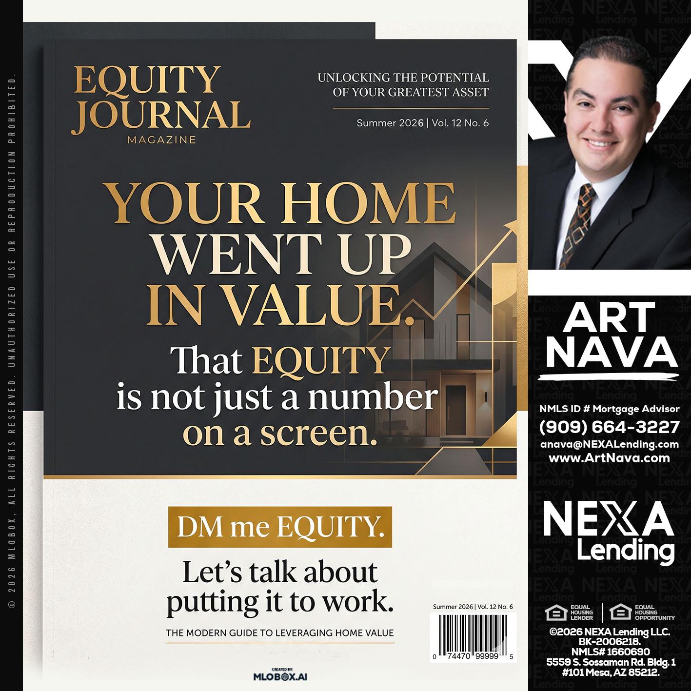 YOUR HOME - Art Nava -Mortgage Advisor